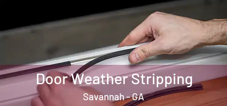 Door Weather Stripping Savannah - GA